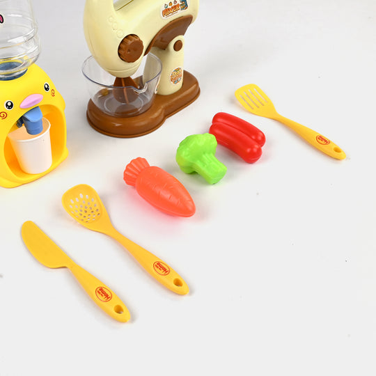 Kid's Kitchen & Home Appliance Toy Kit