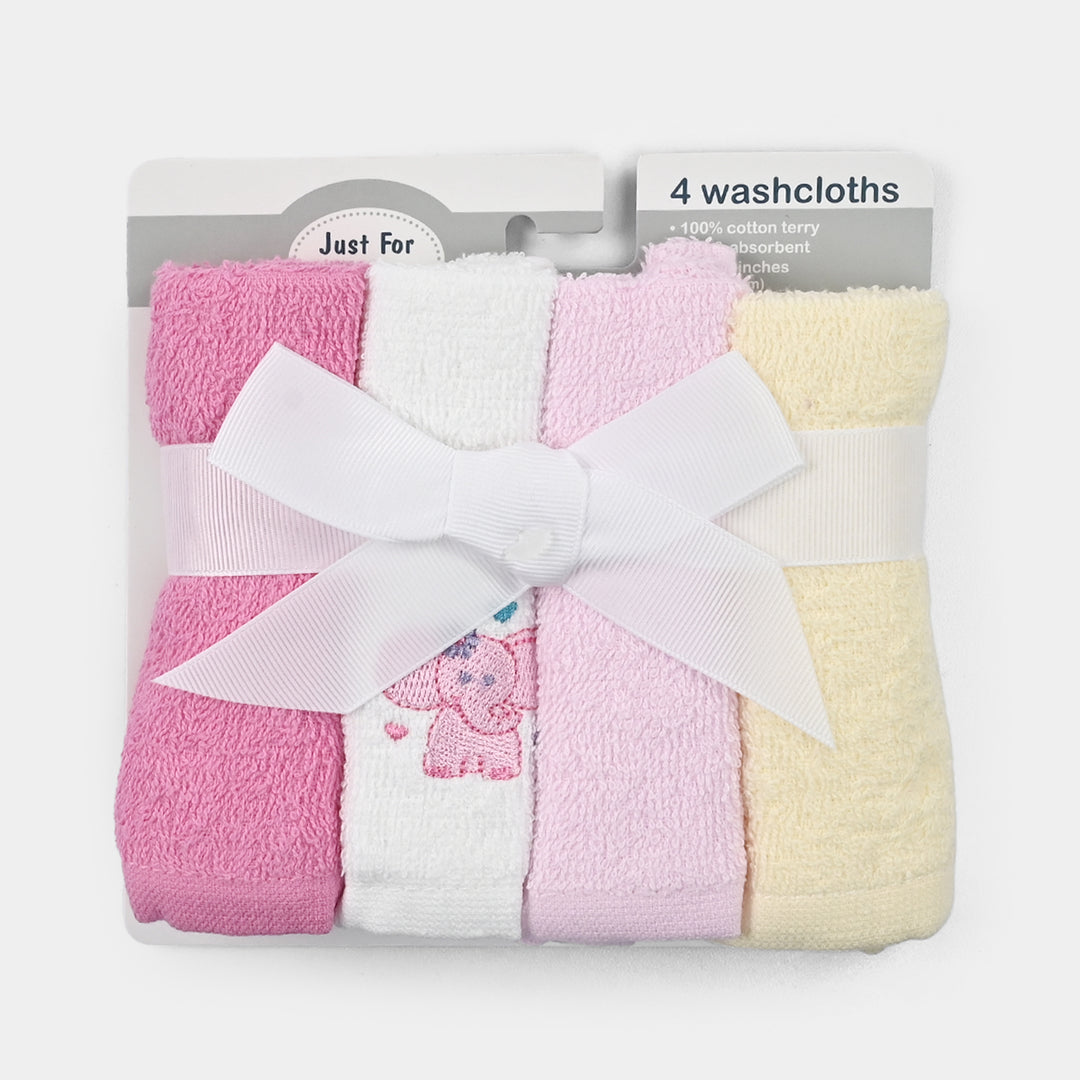Baby 4 Pcs Face Towel Set