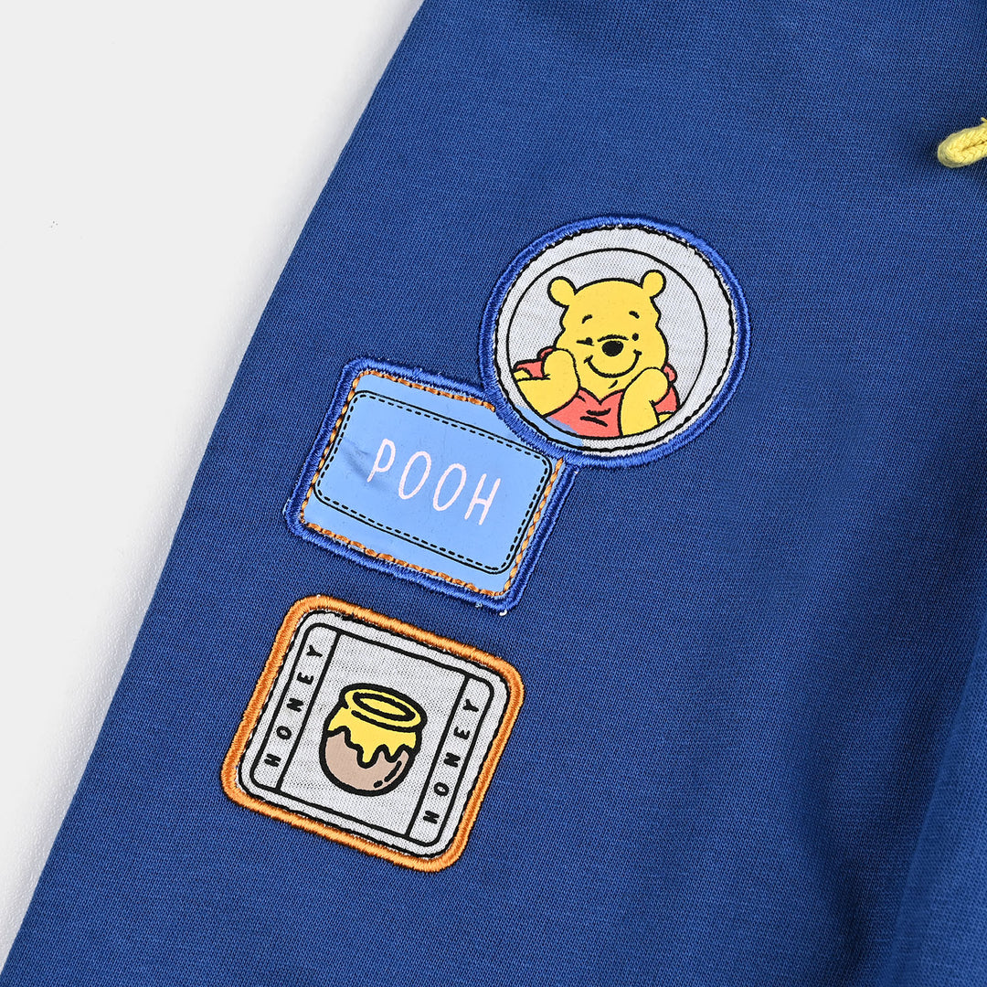 Infant Boys Cotton Terry Pyjama-C-Blue