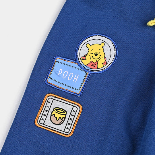 Infant Boys Cotton Terry Pyjama-C-Blue