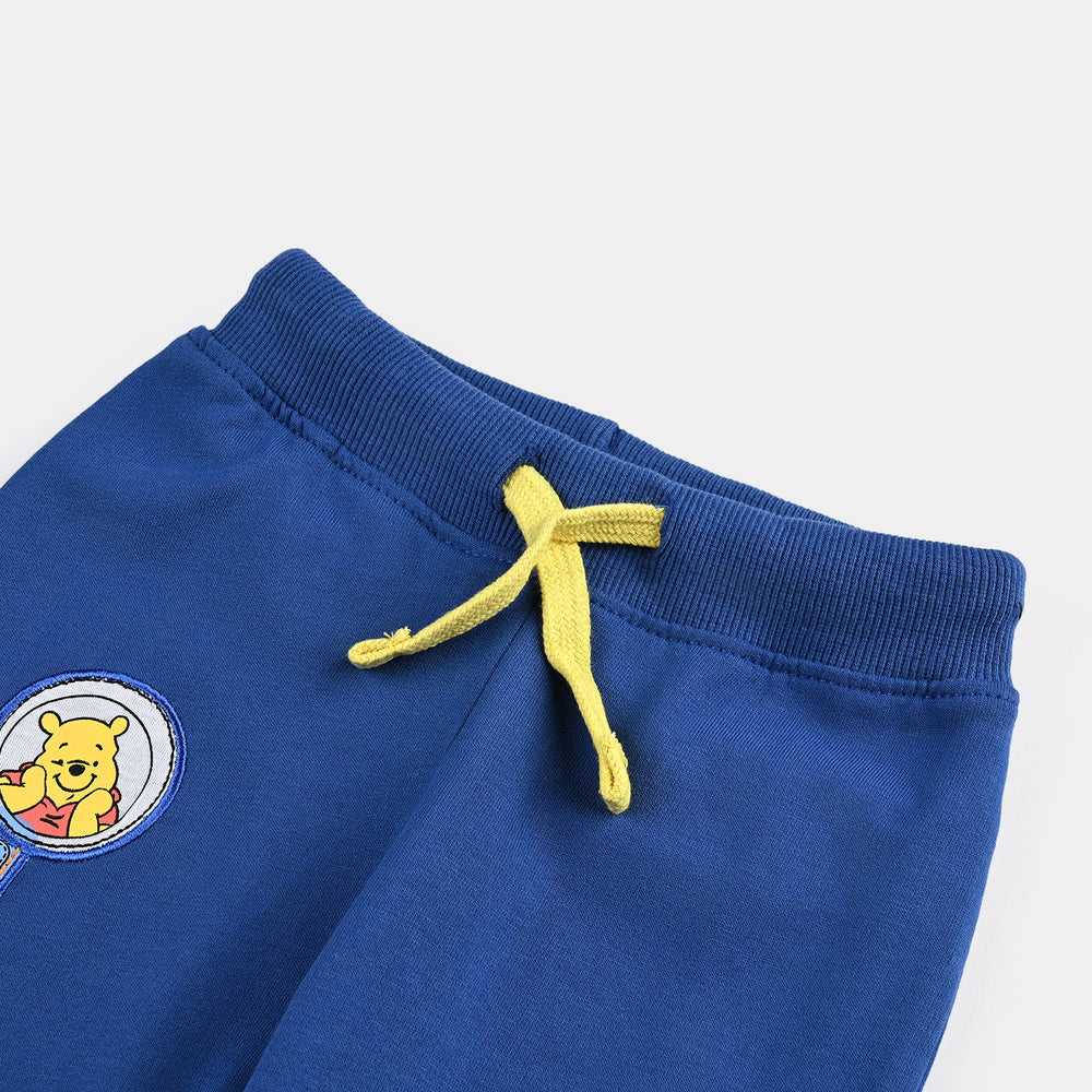 Infant Boys Cotton Terry Pyjama-C-Blue