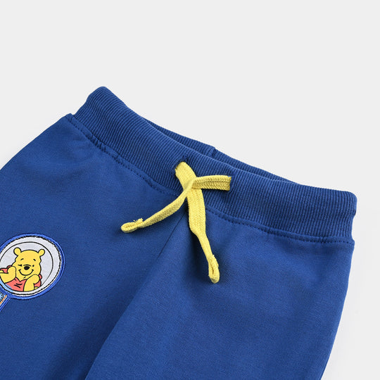 Infant Boys Cotton Terry Pyjama-C-Blue