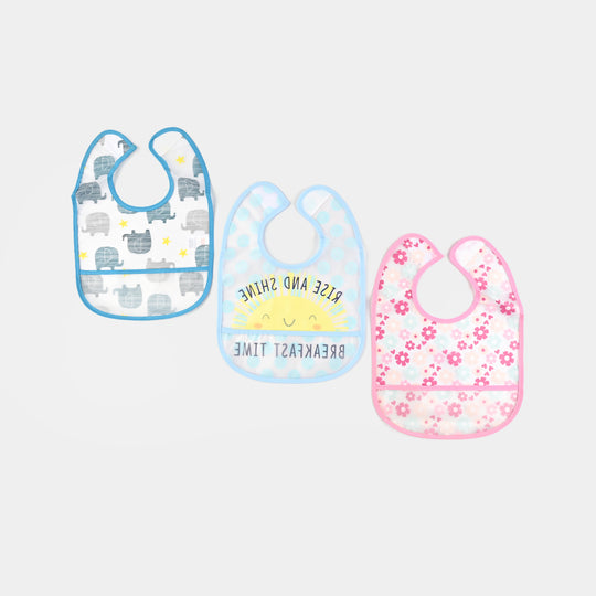 Infant Baby Bib/Apron Pack Of 3 | 3M+