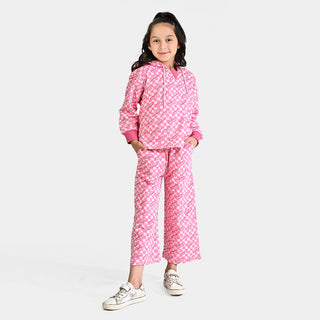 Girls Cotton Terry 2 Piece Suit