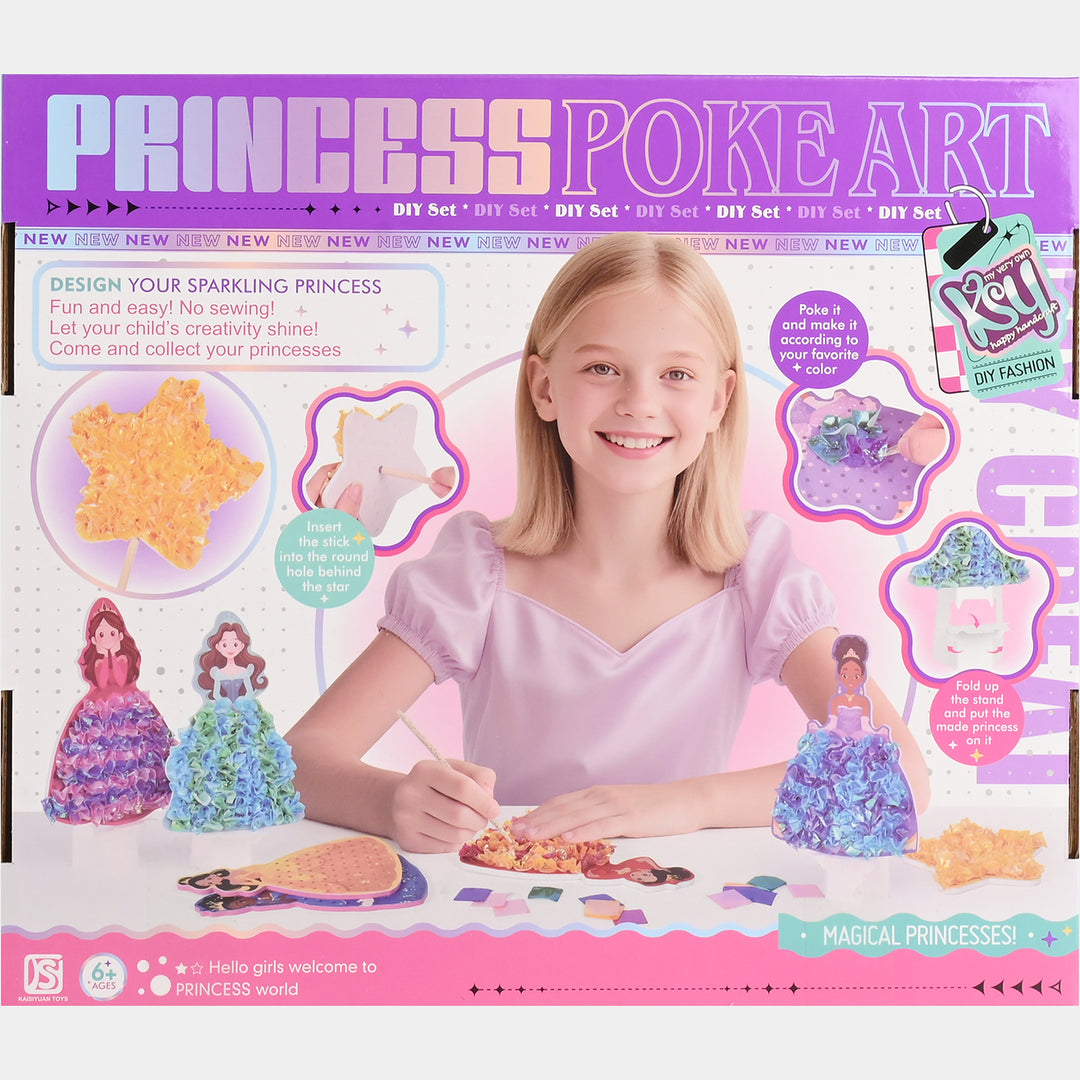 DIY Fashion Princess Poke Art Set