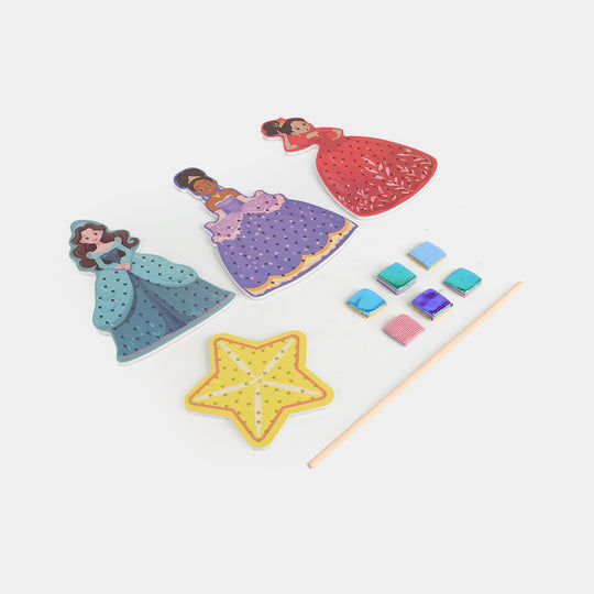 DIY Fashion Princess Poke Art Set