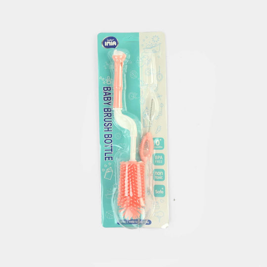 Silicone Baby Bottle & Straw Brush Set