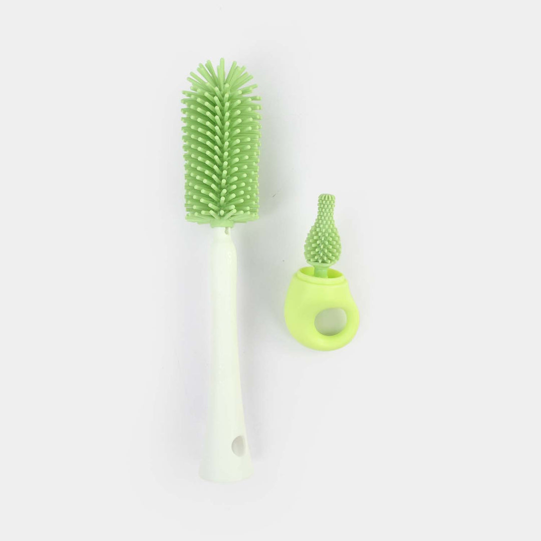 Silicone Baby Bottle & Pacifier Brush Set