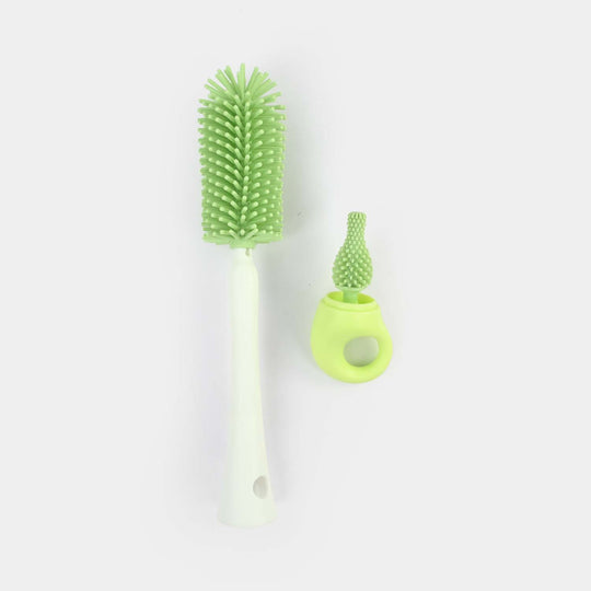 Silicone Baby Bottle & Pacifier Brush Set