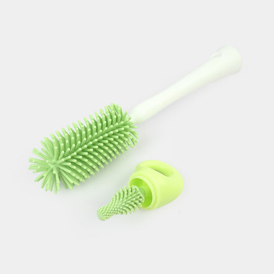 Silicone Baby Bottle & Pacifier Brush Set