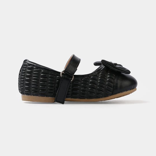Girls Pumps 11-160-BLACK