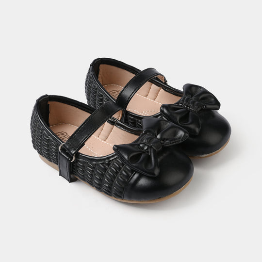 Girls Pumps 11-160-BLACK