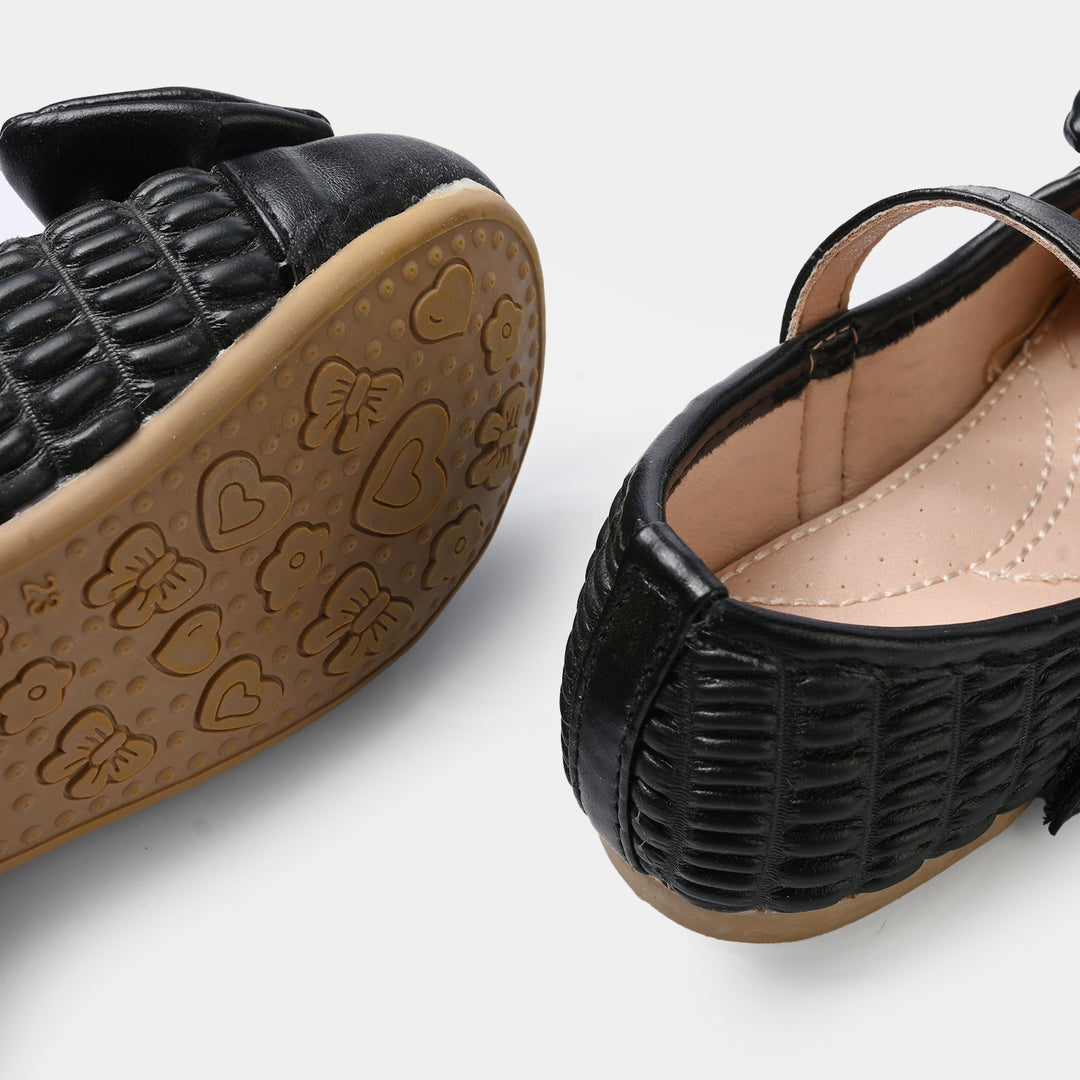 Girls Pumps 11-160-BLACK