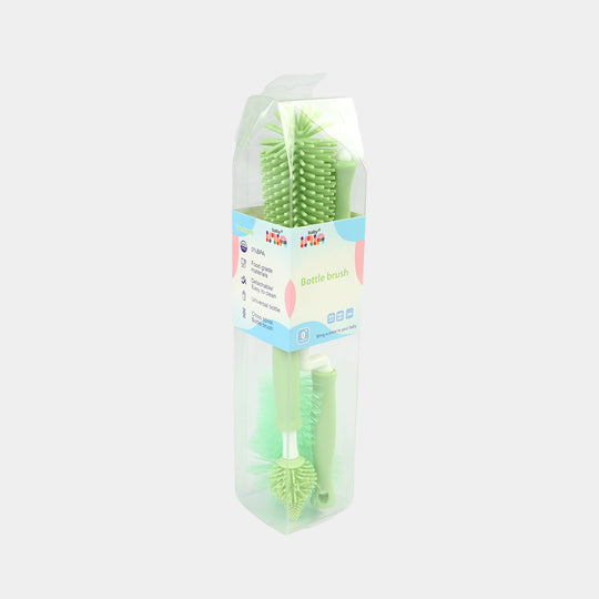 Silicone & Nylon Baby Bottle & Pacifier Brush Set