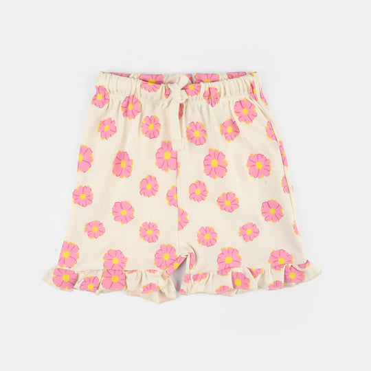 Infant Girls Cotton Interlock Knitted Suit (Blossom) - Multi