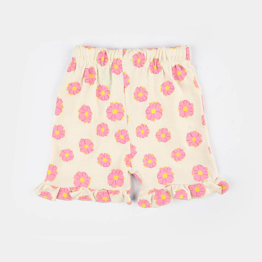 Infant Girls Cotton Interlock Knitted Suit (Blossom) - Multi