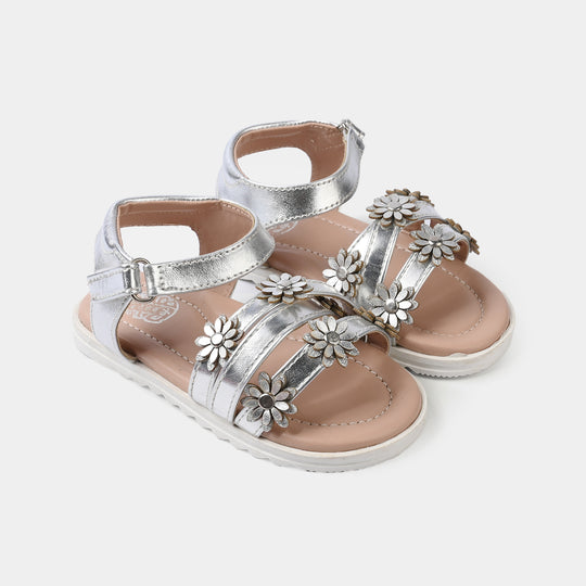 Girls Sandal 456-141-SILVER