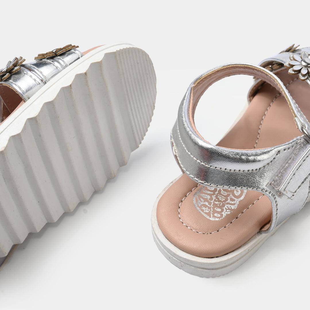 Girls Sandal 456-141-SILVER