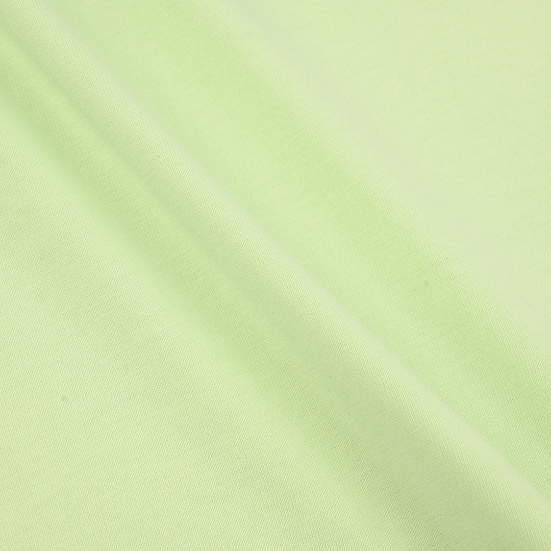 Boys Cotton Jersey T-Shirt (Good Vibes) - Lime