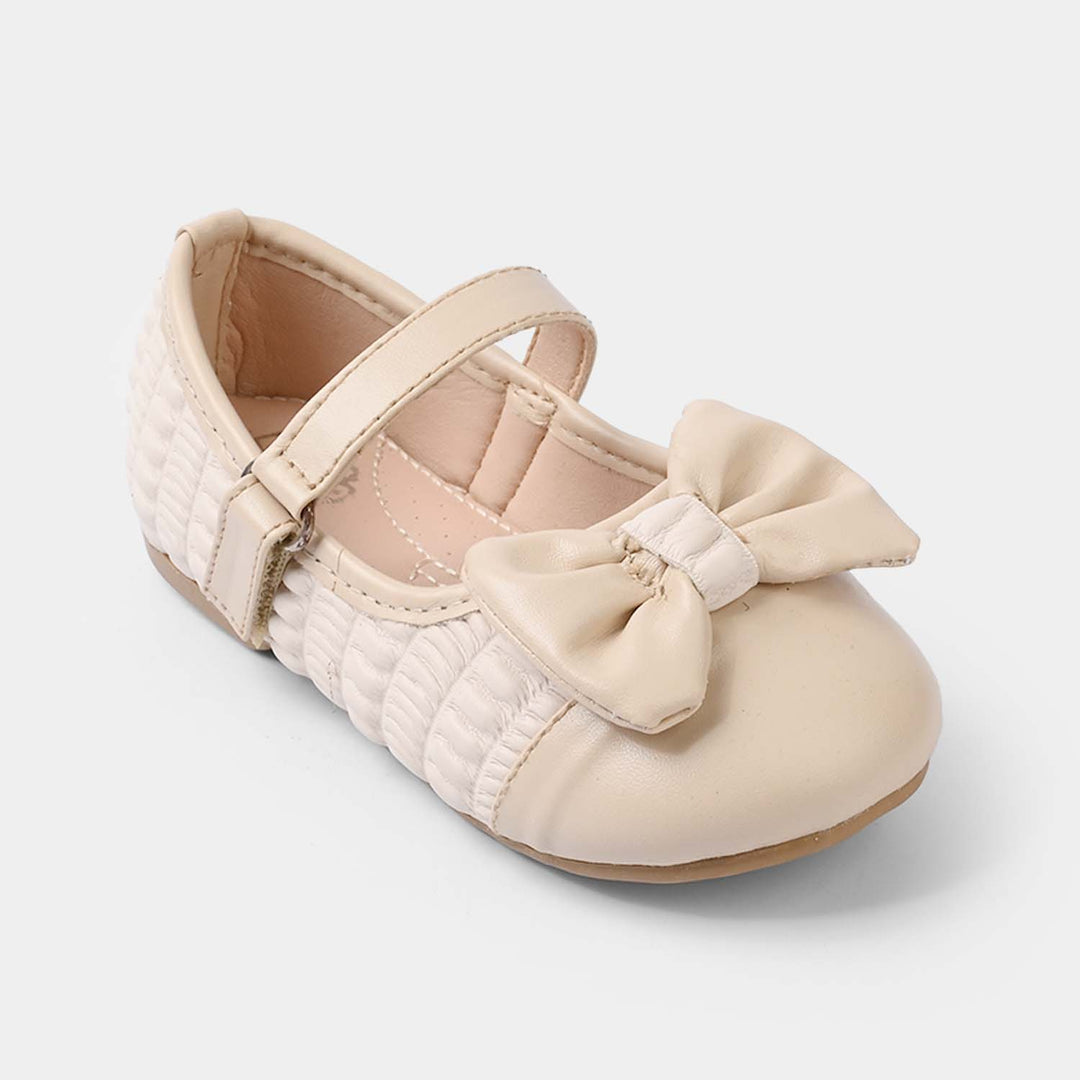 Girls Pumps 11-160-BEIGE