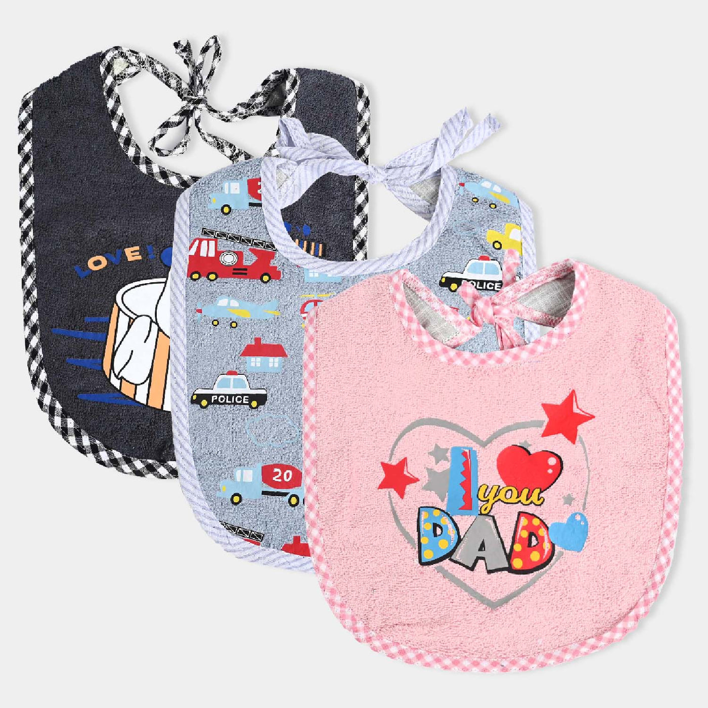 Baby Bib/Apron Set Pack Of 3