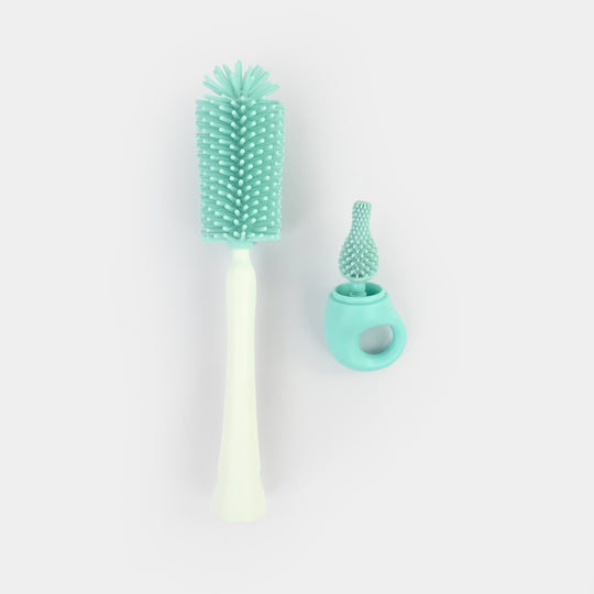 Silicone Baby Bottle & Pacifier Brush Set
