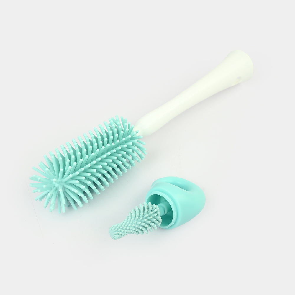 Silicone Baby Bottle & Pacifier Brush Set