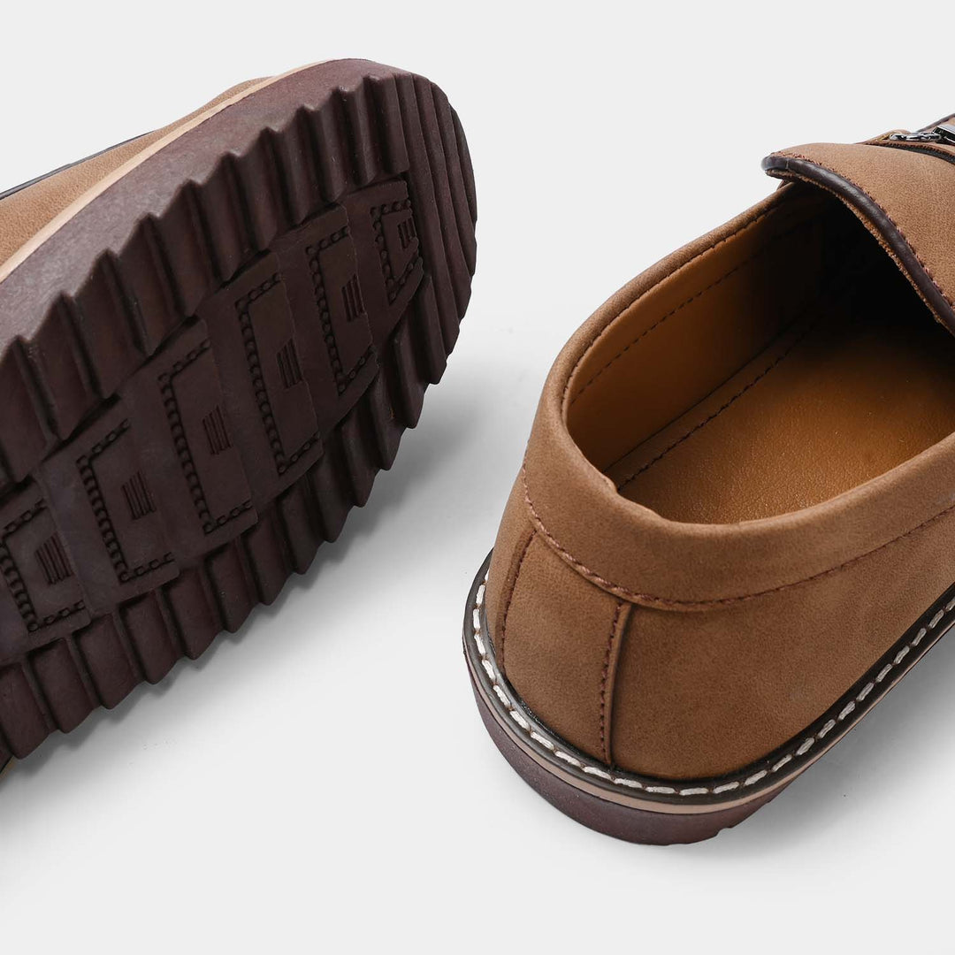 Boys Loafer CS-003-Mustard