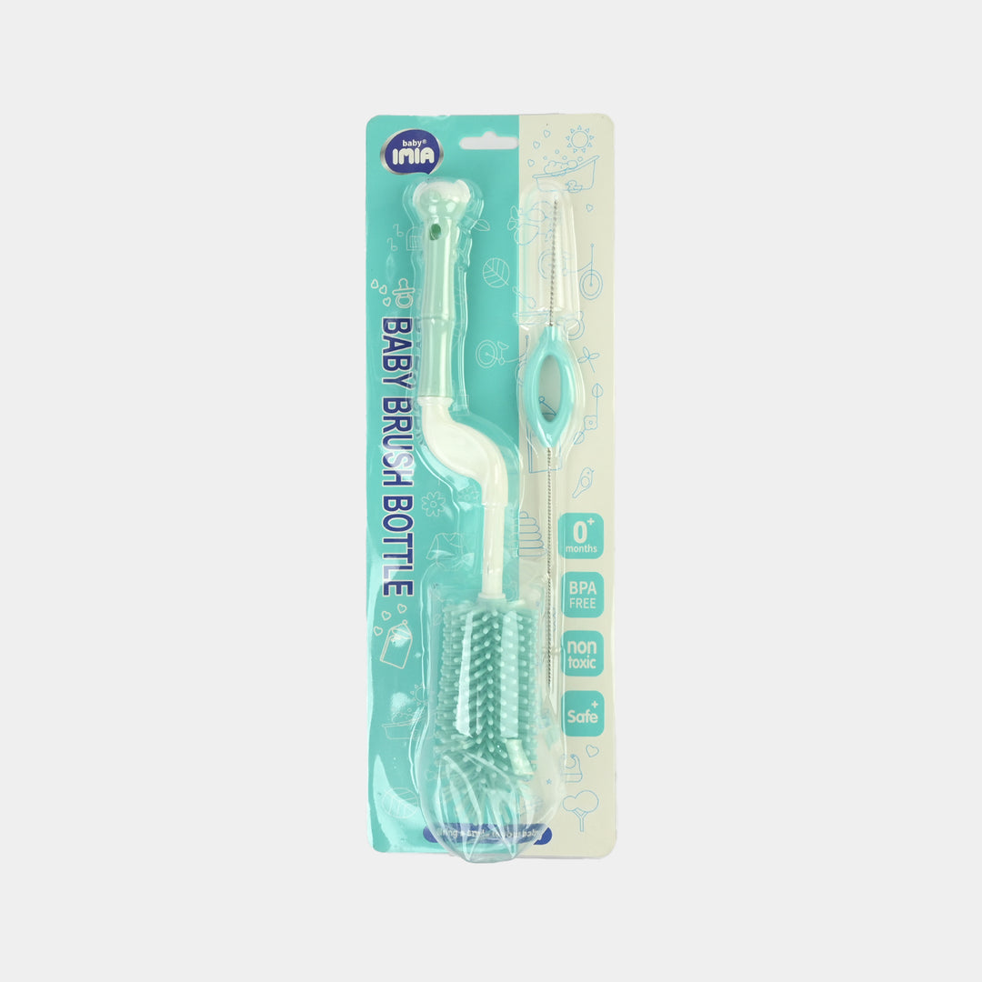 Silicone Baby Bottle & Straw Brush Set