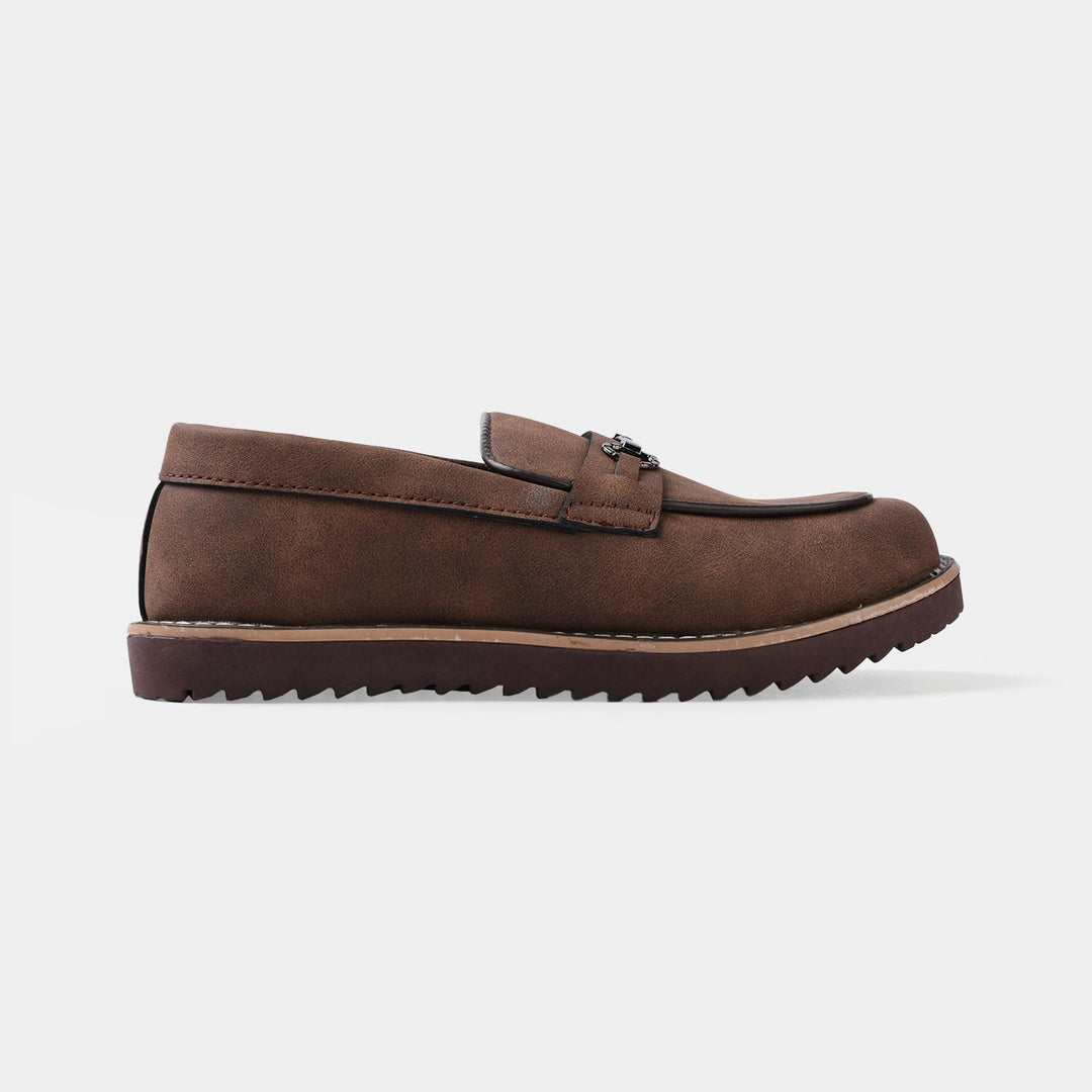 Boys Loafer CS-003-COFFEE