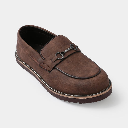Boys Loafer CS-003-COFFEE
