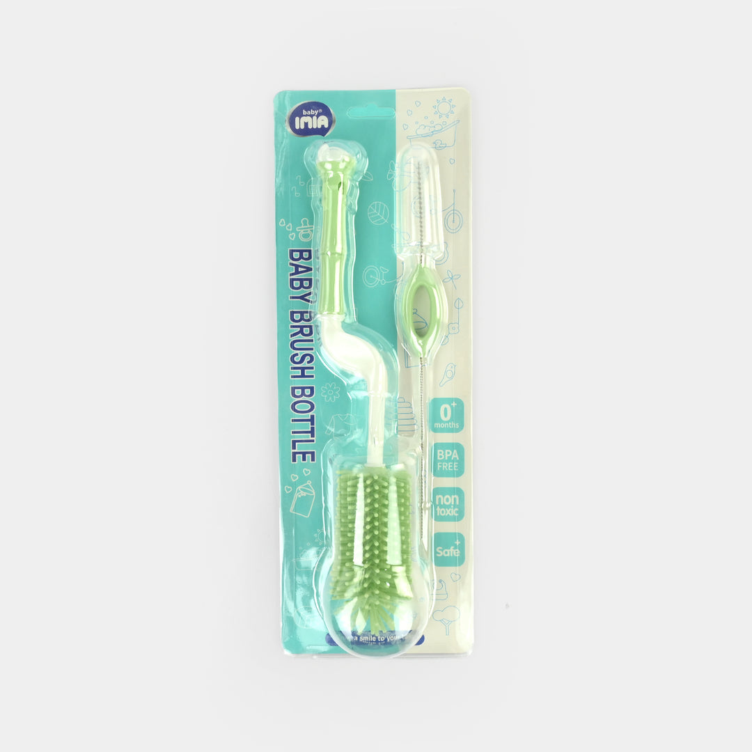 Silicone Baby Bottle & Straw Brush Set