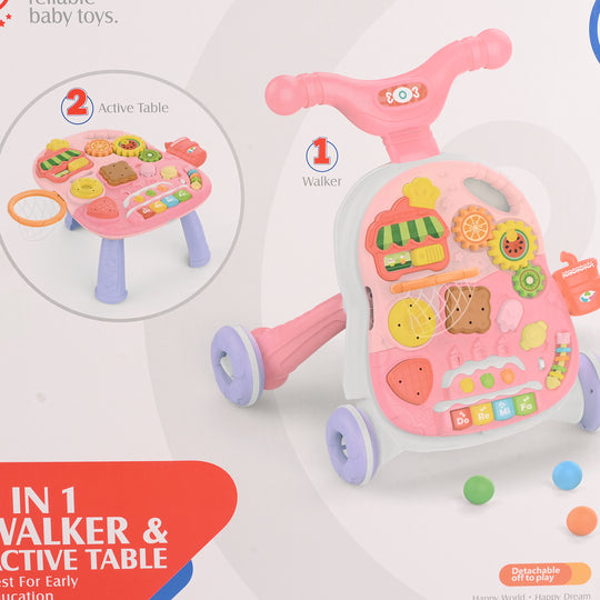 2IN1 Walker & Activity Table
