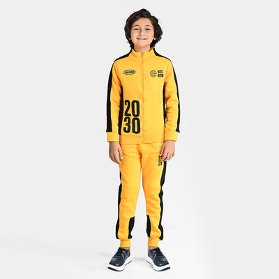 Boys Fleece 2 Piece Suit One World-Citrus