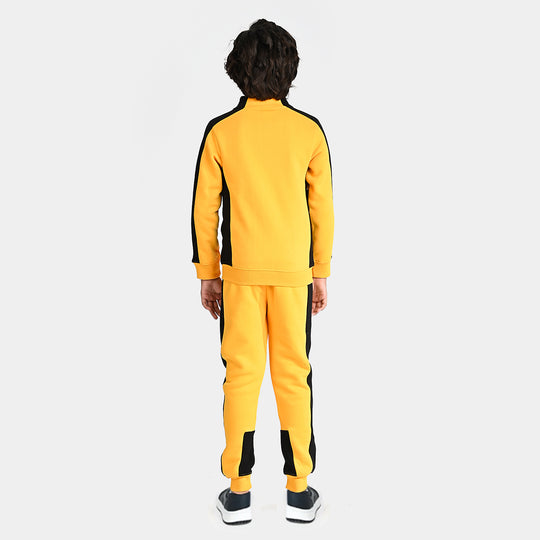 Boys Fleece 2 Piece Suit One World-Citrus