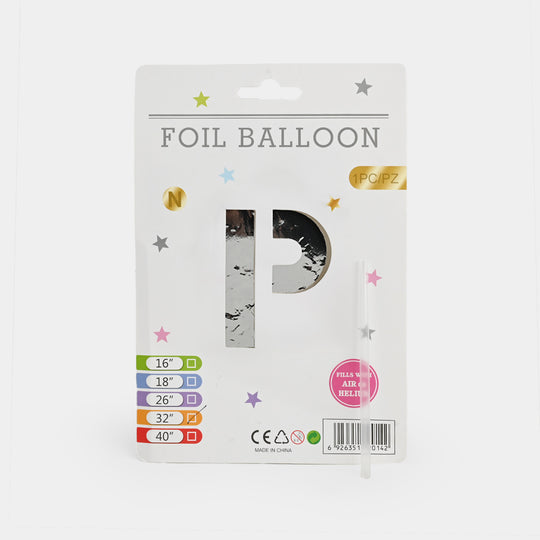 32-Inch Tall Letter Foil Balloons For Celebrations