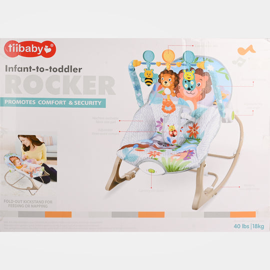Infant Toddler Rocker (with Music & Vibrations)