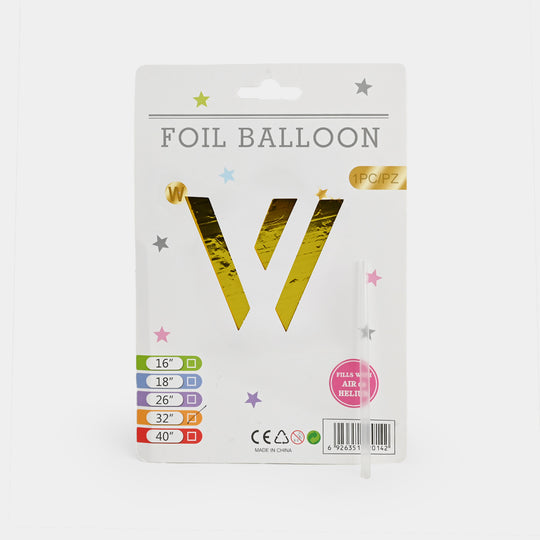 32-Inch Tall Letter Foil Balloons For Celebrations