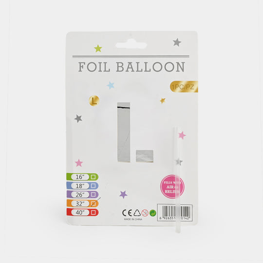 32-Inch Tall Letter Foil Balloons For Celebrations