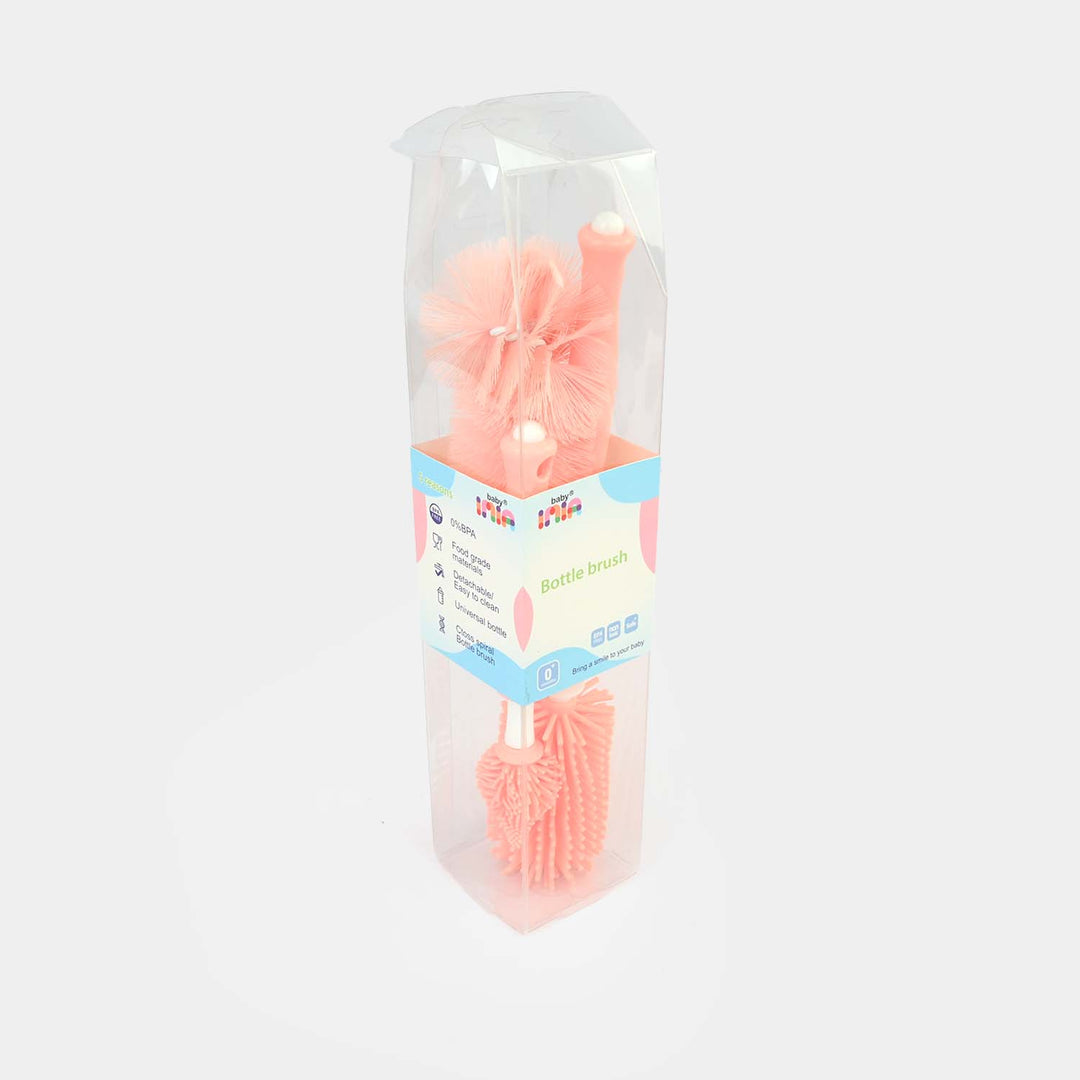 Silicone & Nylon Baby Bottle & Pacifier Brush Set