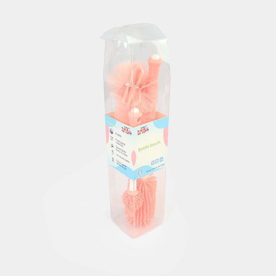 Silicone & Nylon Baby Bottle & Pacifier Brush Set
