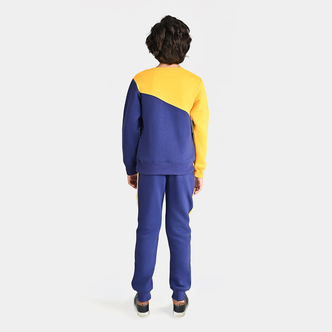 Boys Fleece 2 Piece Suit Future-Navy Blue