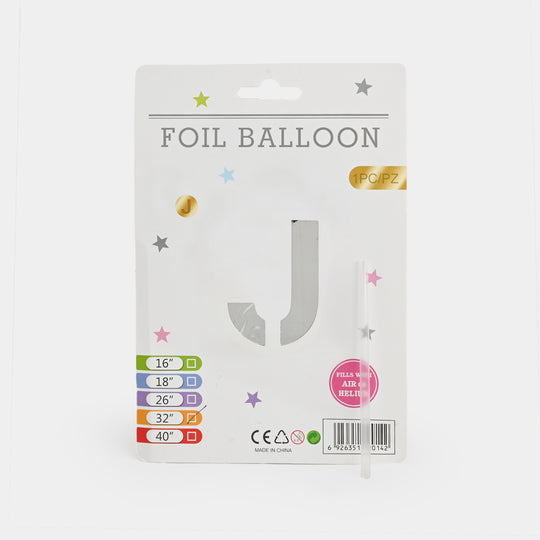 32-Inch Tall Letter Foil Balloons For Celebrations