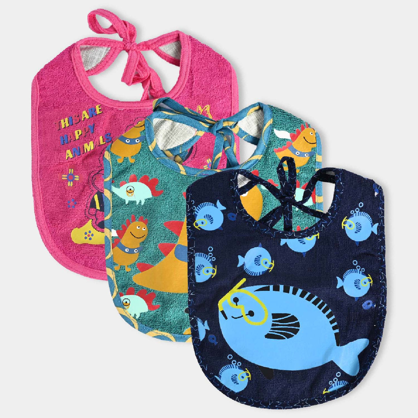 Baby Bib/Apron Set Pack Of 3