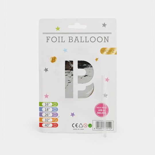 32-Inch Tall Letter Foil Balloons For Celebrations