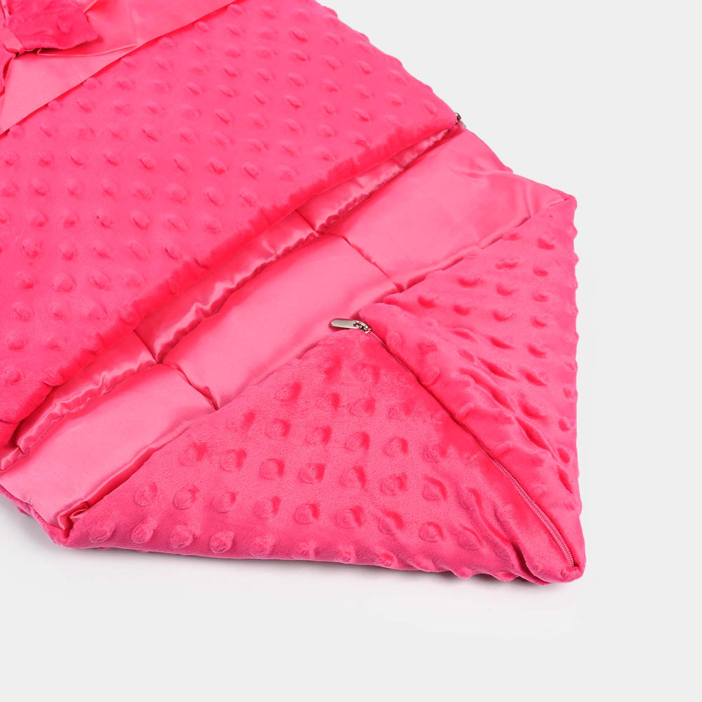 Hooded Carry Nest Tie Bow | Pink