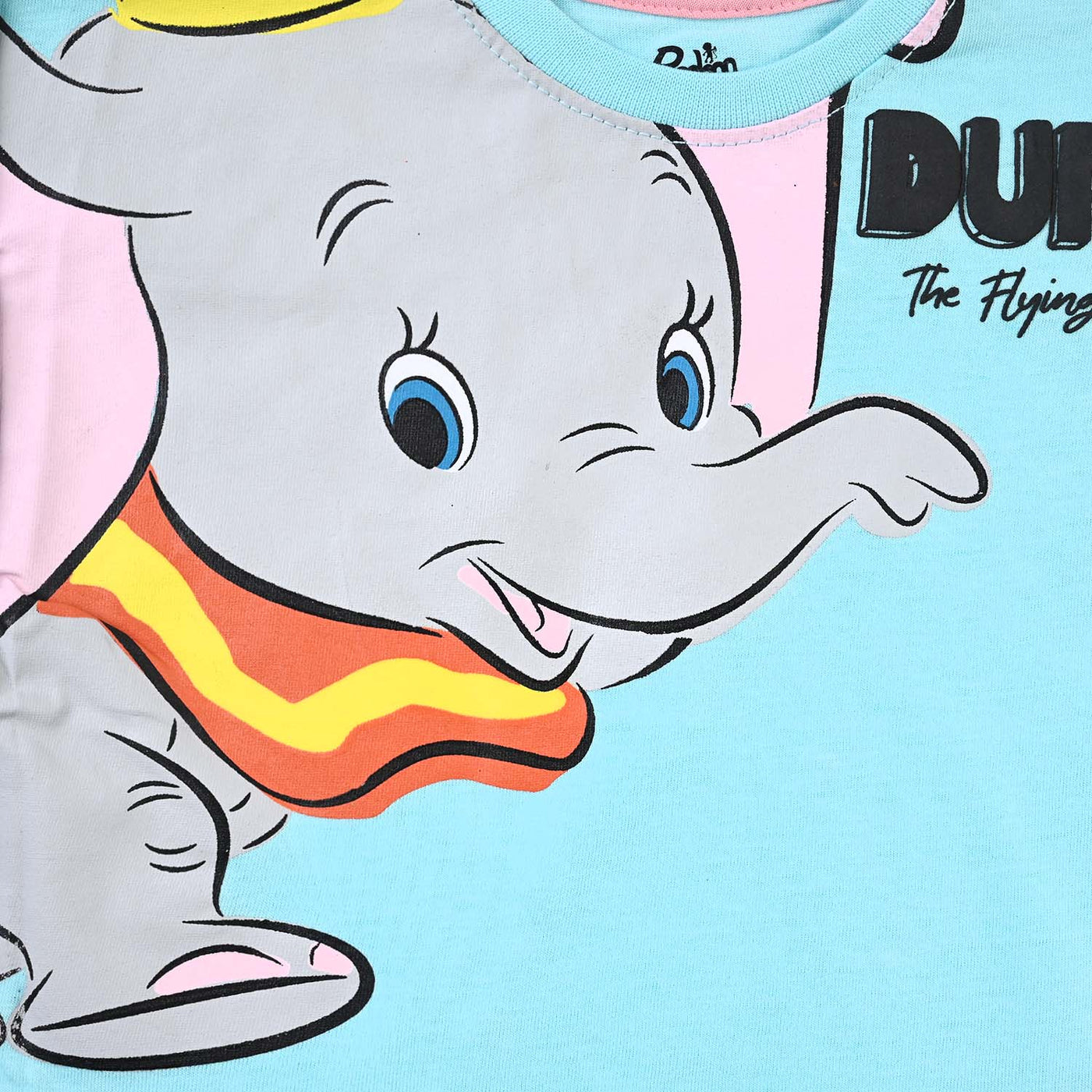 Infant Girls Slub Jersey T-Shirts Dumbo-T-Turquois