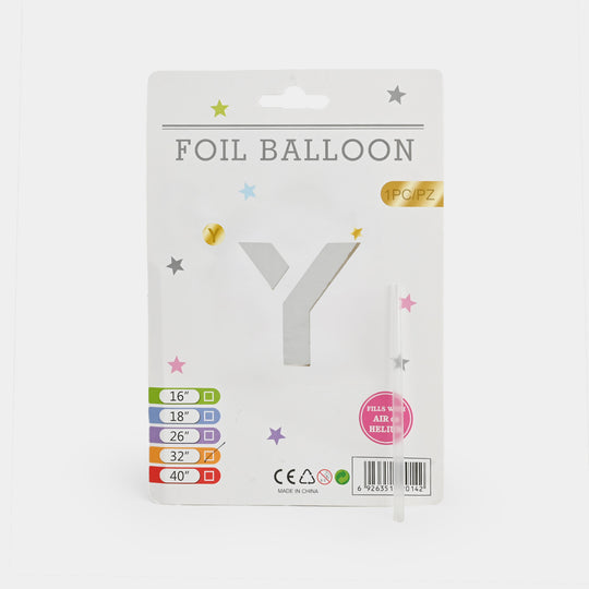 32-Inch Tall Letter Foil Balloons For Celebrations