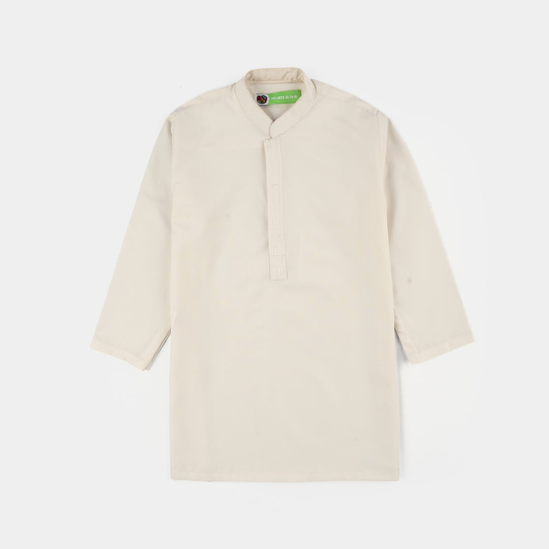 Infant Boys Poly Viscose 3-Piece Suit (After Glow) - Off-White