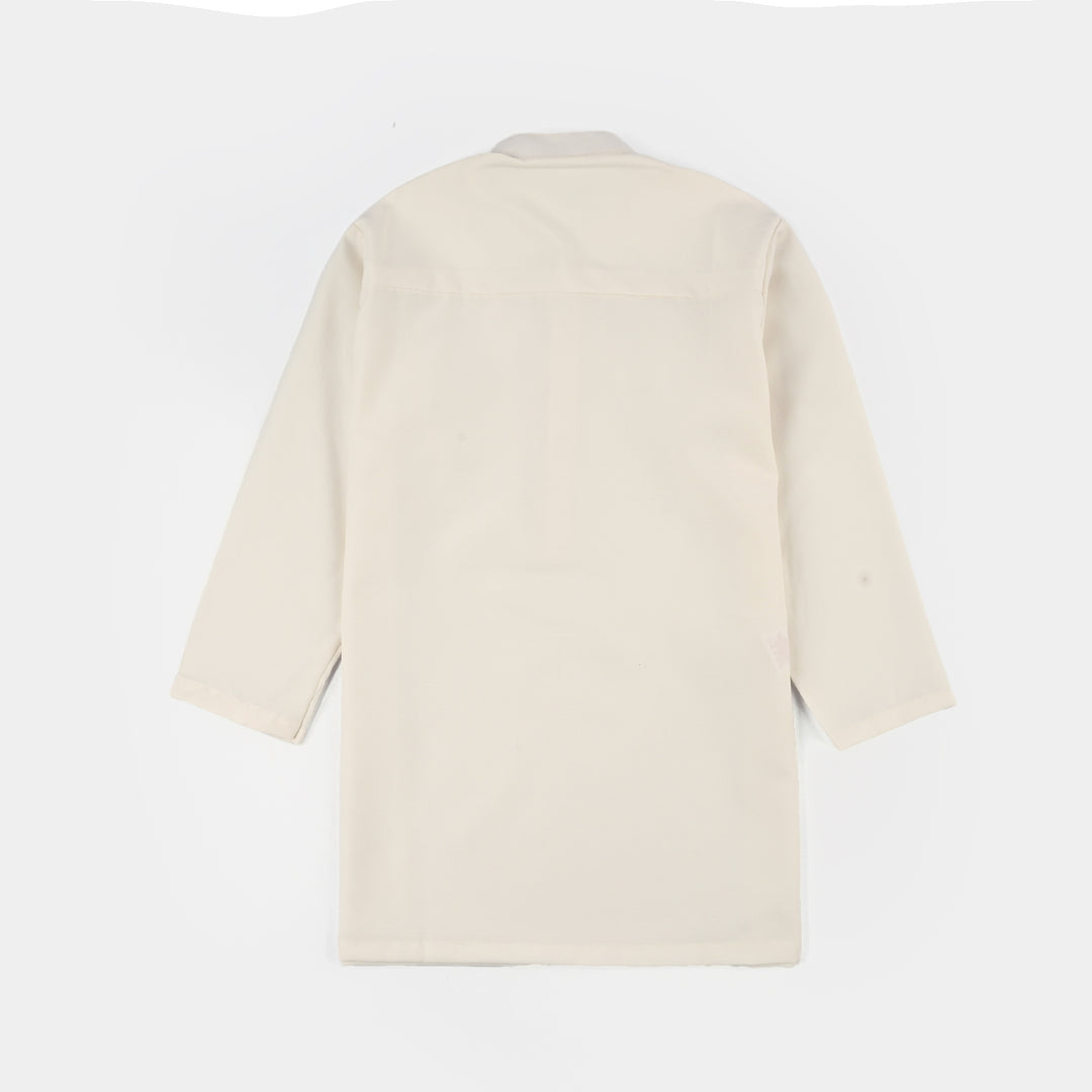 Infant Boys Poly Viscose 3-Piece Suit (After Glow) - Off-White